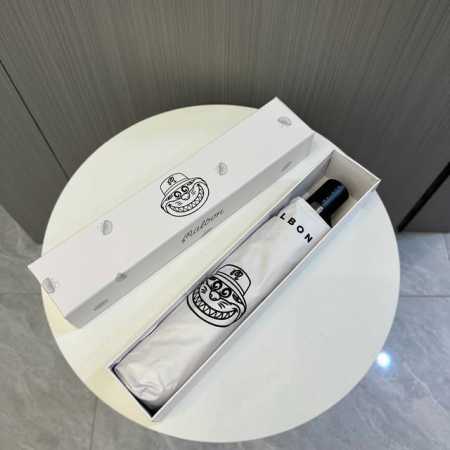 Malbon New summer style fully automatic folding umbrella Black coating sunscreen - Click Image to Close