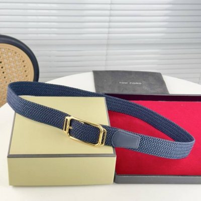 Men's Tf Tony Ford Elastic Webbing Strap, Soft And Delicate, Casual And Simple O