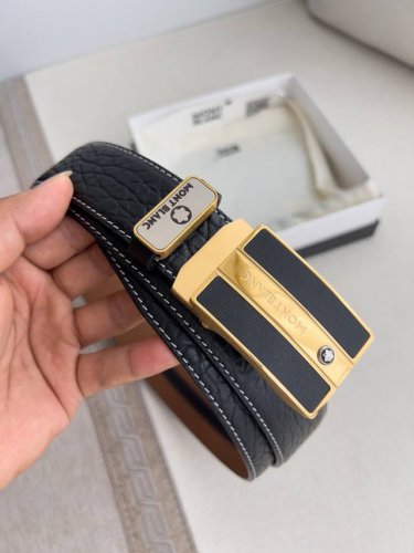 Product Name: Montblanc Original Belt Automatic Leather Belt Model: Automatic Be