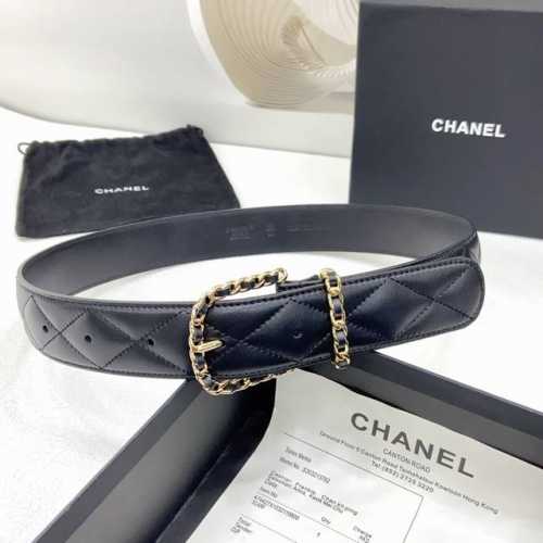 Special 4.0Cm Chanel Belt Double-Sided Top Layer Sheepskin With Cowhide Length.7