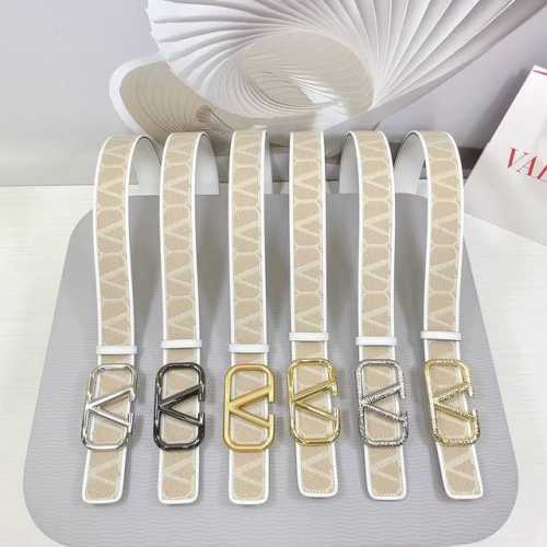 4.0Cm Valentino Belt, Double-Sided Top Layer Cowhide Leather, Length: 75.80.85.9