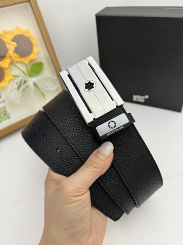 Product Name: Montblanc Material: Genuine Leather Belt Made From 100% Top-Grain