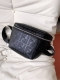 Fendi's new nappa first-layer cowhide F End1 fashionable double F embossed waist