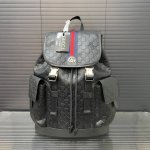 Gucci embossed Double G backpack for men and women. Original photo. Original fab