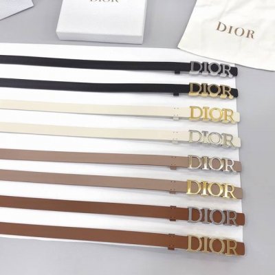 2.0 Cm Dior Double-Sided Top-Grain Calfskin, Custom-Made Genuine Leather, Soft T