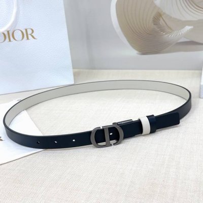 Dior belt, double-sided top layer cowhide, length: 75.80.85.90.95.100. Euro, co