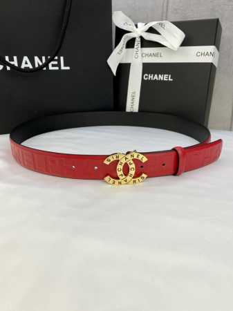 Width 3.0 Cm Chanel Imported Soft Calfskin Leather With Gold And Silver Patterne - Click Image to Close