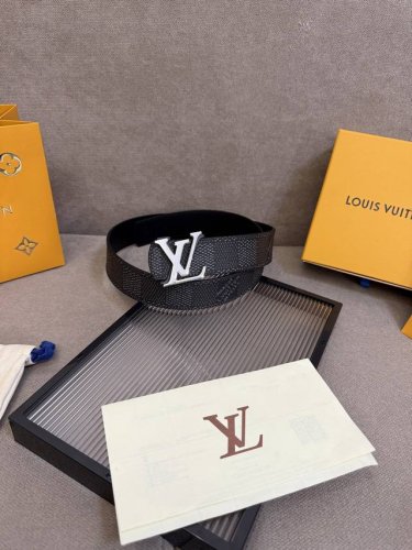 Louis Vuitton Lv Full Set Packaging 40Mm Width Authentic One-Piece Cast Metal Bu