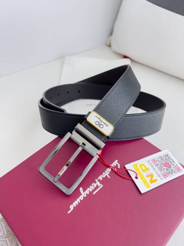 Product Name: Ferragamo Belt, Original Single Belt Model: Pin buckle, classic pi