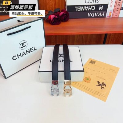 Original quality punched Brand: Chanel C women's Color: Black Buckle: Gold and S