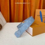 Louis Vuitton 4.0Mm Men's Double-Sided Original Leather Double-Sided Use Boutiqu
