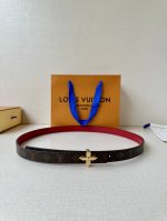 This 2.0-Wide Lv Iconic Belt Brings A Modern Twist To Traditional Elements. Slim