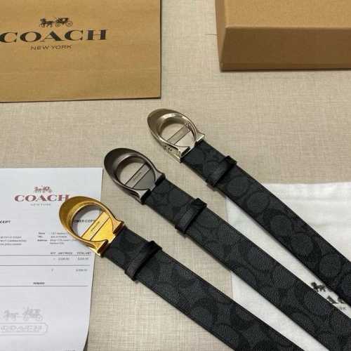 Coach belt hits the market! Original quality, 3.5cm size, counter-matched top-g