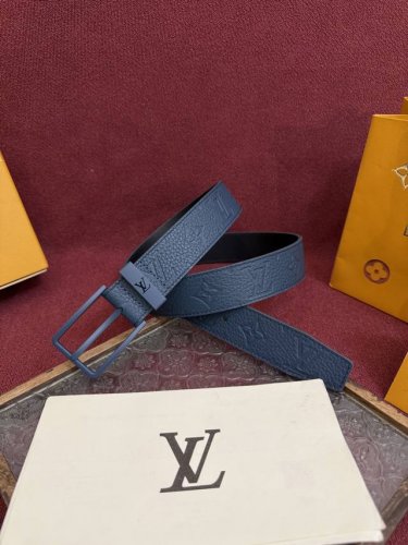 3.5mm pin buckle new LV belt, inspired by the 2025 new embossed monogram floral