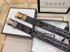 Gucci Crocodile belt is made of imported cowhide with pressed crocodile bone. Th