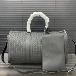 Bottega Veneta Bv hand-woven two-in-one men's travel bag airport bag handbag cla