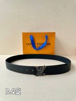 3.4 Wide Lv Aerogram Single-Sided Lychee Pattern Belt Makes The Three-Color Lv A