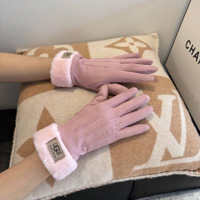 Ugg2025 Autumn/Winter Lazy Rabbit Fur and Wool Gloves - Worth comparing with sim