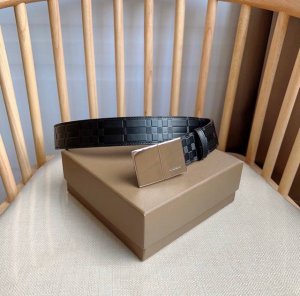 New Burberry Belt, Now Available At Burberry Stores. Features Contrasting Stitch