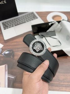 Versace counter synchronized original single quality imported calf leather! Widt