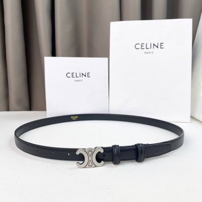 Celin E New 3D Buoy Buckle Women's Belt, Italian Imported Calfskin Leather with