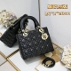 Five-grid sheepskin black My Lady new design, flap bag, one-shoulder handbag cl