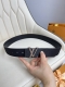 Louis Vuitton Lv Full Set Packaging 40Mm Width Genuine One-Piece Casting Hardwar