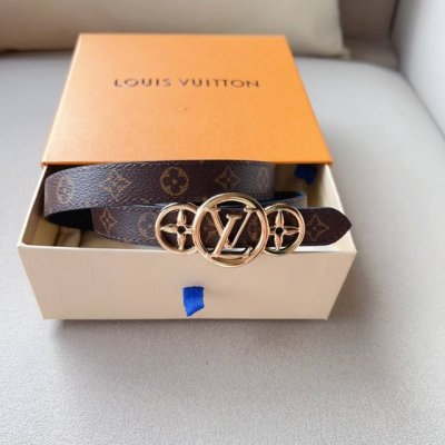 lv Double-Sided. A Slim Belt That Complements Your Everyday Outfit. High-Qual