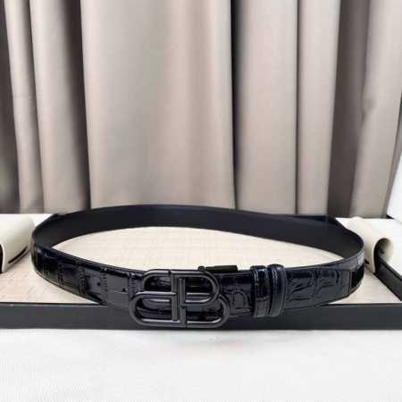 alenciaga Bb Narrow Belt This Bb Belt Is From Balenci Design Details Front Bu - Click Image to Close
