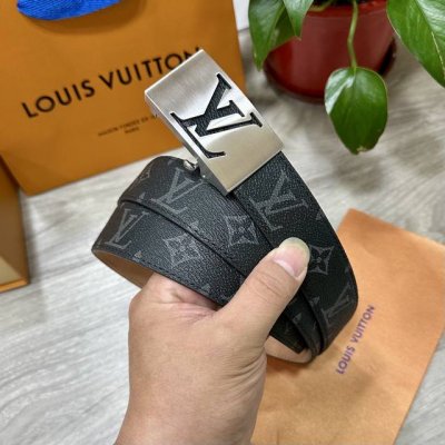 Automatic Buckle Belt Lv Width 3.5Mm Double-Sided Imported First Layer Cowhide W