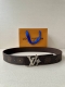 Special 4.0 Width Lv Flower Double-Sided Belt Made Of Monogram Coated Canvas, Th