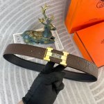 Hermes Special Leather Belt Series Original Hardware Boutique Stainless Steel Bu
