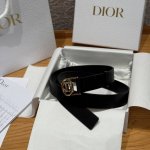 New Dior belt. This belt is crafted from smooth black cowhide leather and featur