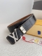 Product Name: Louis Vuitton Original Belt Model: Hanging Buckle, Classic Pure St