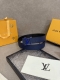 Special Lv Initiales Width 4.0cm Double-sided belt with Xl Epi leather large gra