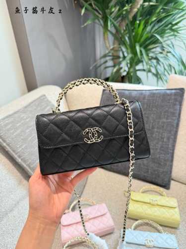 Chanel 25S Cross-Handle Kelly Bag This season's must-buy Kelly bag features a ho
