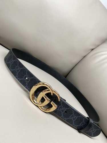Gg Marmont Reversible Belt 3.0Cm Professional pigskin texture and color, fashion