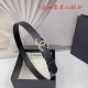 3.0Cm Chanel Belt, Double-Sided Top-Grain Leather, Length: 75.80.85.90.95.100 Cm