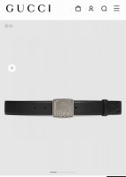 Gucci's New 3.5Cm Wide Men's Belt. A Variety Of Versatile Items Continue To Add