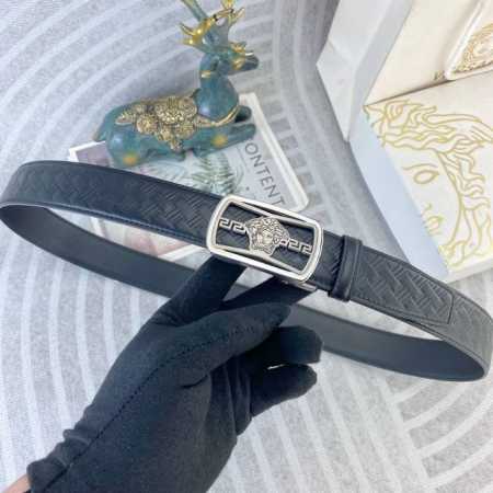 Versace Special Leather Belt Automatic Buckle Series, Original Factory Premium S - Click Image to Close
