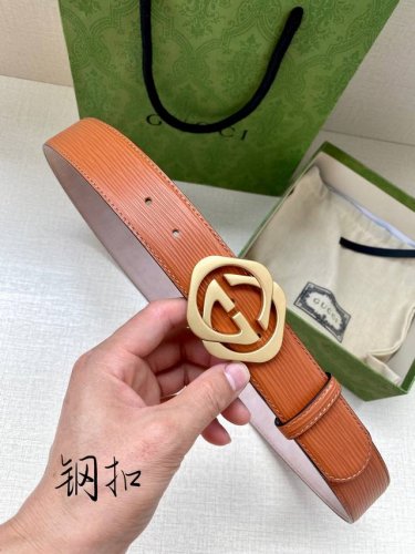 Belt Width: 3.8 Cm. In The Spring/Summer Collection, The Brand's Iconic Double G