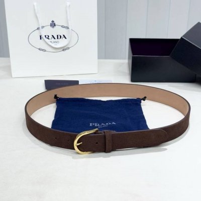 Prada, stylish and sophisticated! Versatile and elegant, 3.5cm wide. (Official