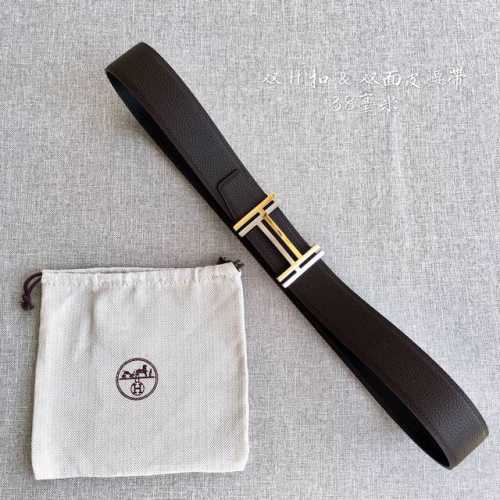 Comes With A Full Set Of Gift Boxes. Hermes Men's Belts Are On Sale At The Count