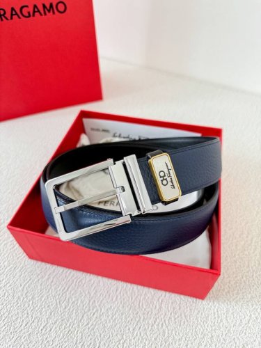 Product Name: Ferragamo Belt, Original Model: Pin Buckle, Classic Pin Buckle Ma