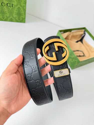 Product Name: Gucci Original Belt/Leather Bag Model: Hook buckle, pure steel bu
