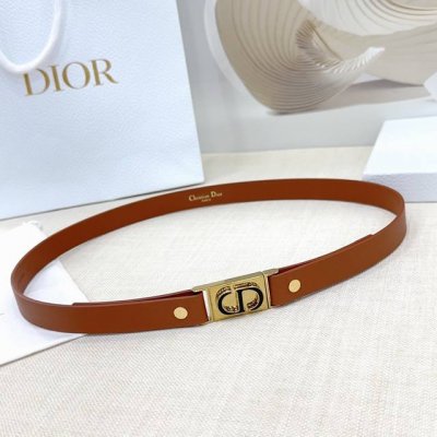 2.0cm Dior belt, double-sided top layer cowhide, length: 75, 80, 85, 90, 95, 100