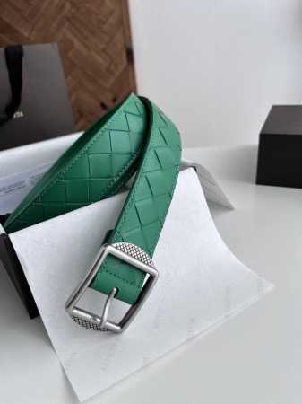 Special Bv New Men's Belt Handcrafted Large-Pattern Intreccio-Woven Italian Calf - Click Image to Close