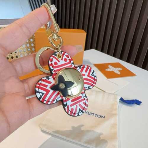 Lv keychain sunflower pendant series three-dimensional flower bag pendant red fl