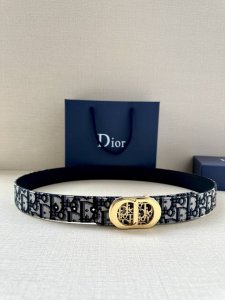 Dior's metal-coated brass belt buckle, a new addition to the Spring/Autumn colle
