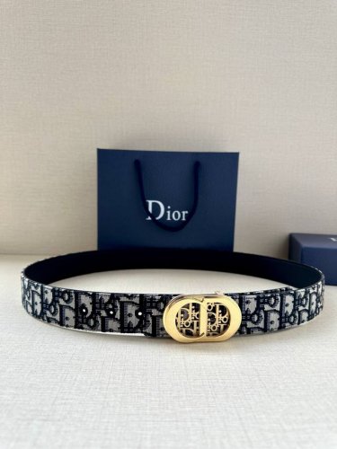 Dior's metal-coated brass belt buckle, a new addition to the Spring/Autumn colle